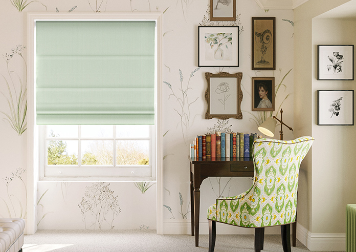 Nautical Stripes, Seagrass - Roman Blind - Image 3